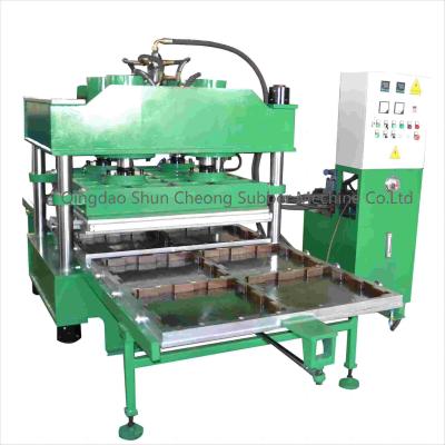中国 Heating Press Rubber Tiles Plate Vulcanizing Press / Rubber Floor Tile Making Equipment 販売のため