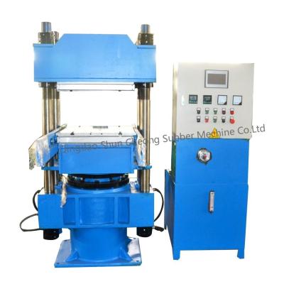 China Hydraulic Rubber Hot Plate Vulcanizing Press/Rubber Car Mat Making Equipment for sale