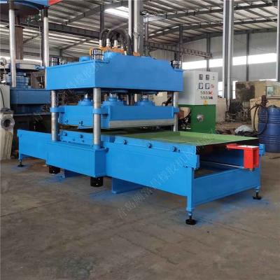 China Hot Sale Rubber Tile Vulcanizing Press With Push-Pull Device Made In China for sale