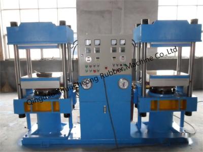 China Twin Rubber Moulding Hydraulic Vulcanizing Press for sale