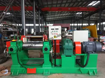 China Small Size Rubber Mixing Mill Mixing Machine Two Roller Mixing Mill (XK-300) for sale