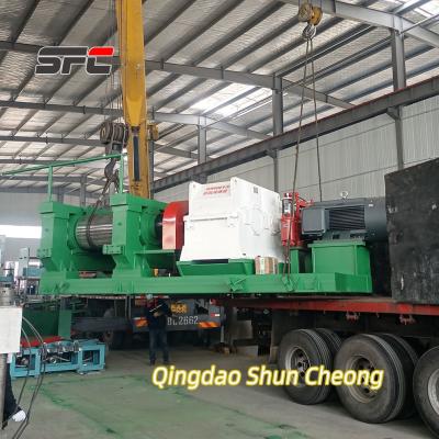 China Rubber Cracker Mill For Crushing Rubber And Plastic Rubber Grinding Machine for sale