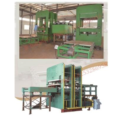 China Rubber Mat Vulcanizing Press Machine for Rubber Pad Production / Rubber Mat Curing Press for sale