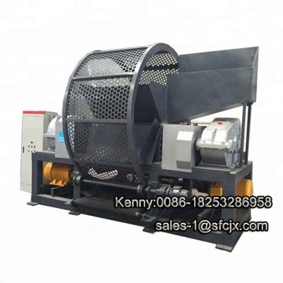 China ZPS-1200 Used Tire Shredder Equipment Double Shaft For Rubber Powder for sale
