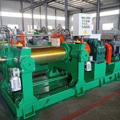 China Kundengebundene Gummimischmaschine, Multifunktionszwei Rollenmischende Mühle zu verkaufen