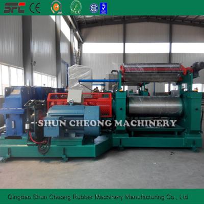 China OEM Open Type Rubber Mixing Machine , 2 Roll Mill Machine 90kw for sale