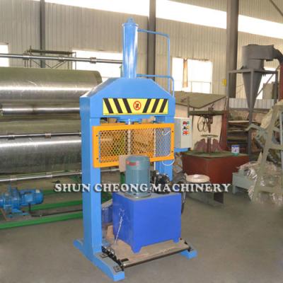 China Single Blade Hydraulic Rubber Cutting Machine For Natural Rubber for sale