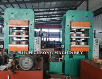 China Capacious Space Rubber Powder Wheel Rubber Vulcanizing Machine for sale