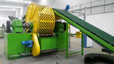 China Two Shaft Tire Recycling Machine Compact Structure Tyre Shredding Machine for sale