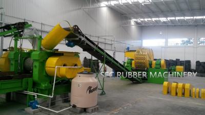China No Wire No Fiber Tire Recycling Machine Crumb Rubber Plant for sale