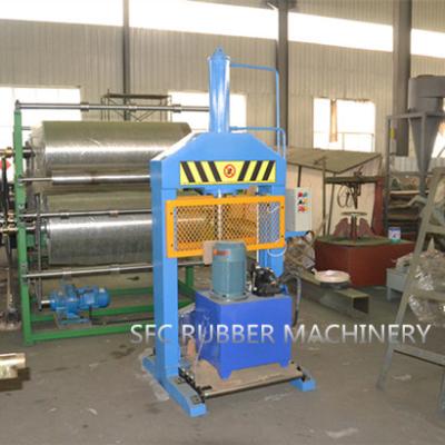 China Vertical Natural Rubber Bale Cutter Machine Automatic Guillotine Type for sale