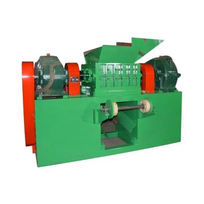 China Double Shaft Waste Tire Shredder / Used Tire Recycling Machine / Rubber Powder Making Machine for sale