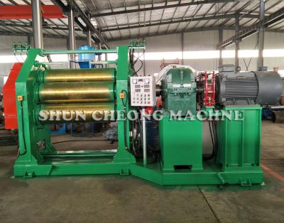 China 45kw Rubber Calender Machine , 3 Roll Calender Machine XY-400X1400 for sale
