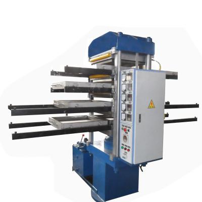 China Rubber Tile Floor Curing Press Machine Electric Heating for sale