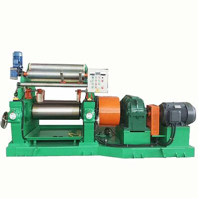 China ISO / CE Open Rubber Mixing Mill With Automatic Stock Blender for sale