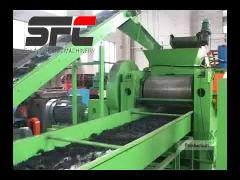 full-auto waste tyre recycling line