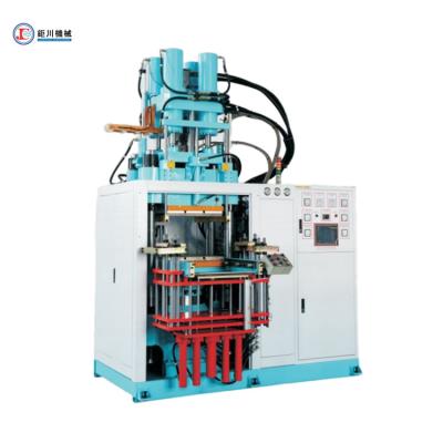 China Rubber Buffer Gel Block Making Machine Vertical Rubber Injection Molding Machine for sale