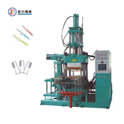 China Silicone baby tandenborstel maken machine Verticale Silicium injectie machine Te koop