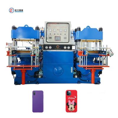China máquina de vulcanización hidráulica que moldea de goma 380v para la fabricación de la caja del teléfono del silicón en venta