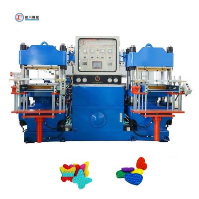 China Silicone Toys Making Machine/Pop It Fidget Toy Silicone Making Hydraulic Hot Press Machine 200 Ton for sale