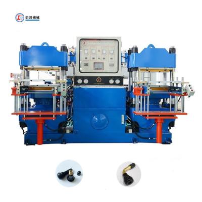 China Máquina de fabricação de válvulas de pneus de automóveis/máquinas de prensagem hidráulica de borracha/máquina de prensagem vulcanizadora automática de placas de borracha à venda