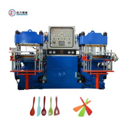 China Máquina de vulcanização de placas de moldagem de silicone de borracha para fabricação de utensílios de cozinha de silicone / raspador de silicone à venda