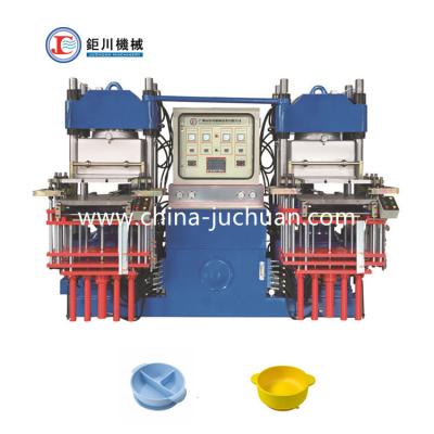 China Máquina de moldeado al vacío de 200 toneladas para el tapete de horneado de silicona para moldear chocolate Máquina de fabricación de productos de caucho de silicona en venta