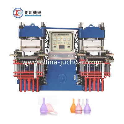 China Silicone Press Machine Product Compression Molding Machine For Making Silicone Menstrual Cup for sale
