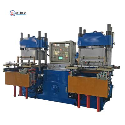 China 200 Ton Calmp Force Rubber Gasket Vacuum Compression Molding Machine 11KW for sale
