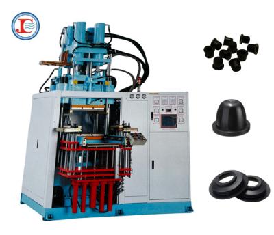 China Máquina de fabricación de bloques de goma tampón de gel Máquina de moldeo por inyección de goma vertical en venta