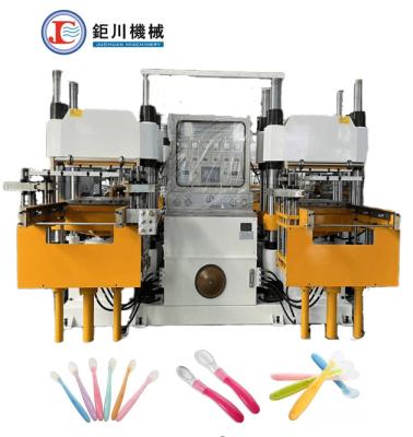 China China Factory Price & High Quality 200 Ton Hydraulic Press Plate Vulcanizing Machine For Making Silicone Baby Spoon for sale