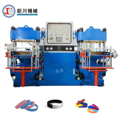 China High Efficiency Hydraulic Vulicanizing Hot Press Making Machine for making Rubber Silicone Wristband from China Factory for sale