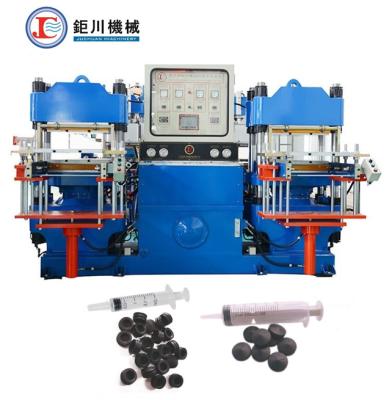 China Syringe Rubber Plunger Hot Press Machine Hydraulic Vulcanizing Machine for sale