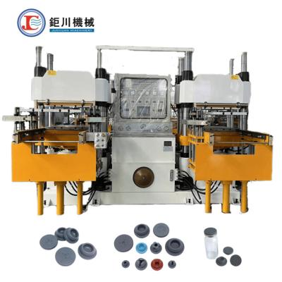 China Automatic Efficient Hydraulic Vulcanizing Machine for making Rubber Stoppers en venta