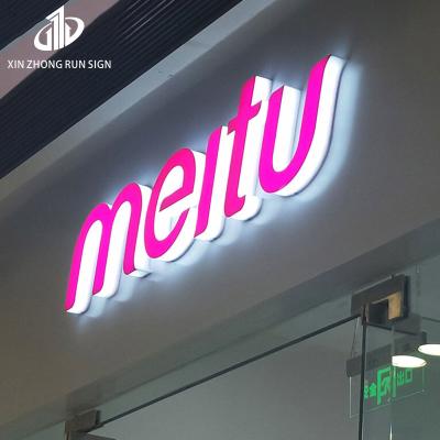 China hair claw acrylic led neon sogn welcome letter new customer for sale