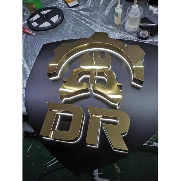 Quality 3D Led Letter Sign Outdoor Advertising Channel Stainless Steel Led Sign for sale