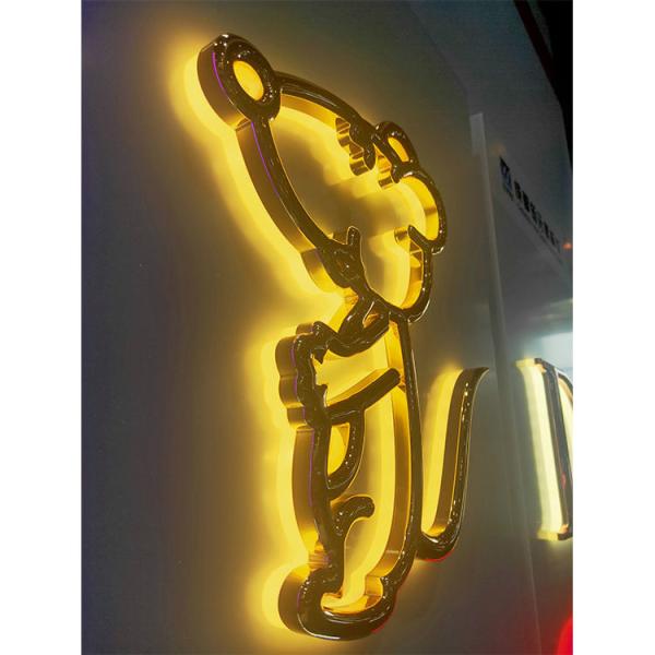 Quality Acrylic Letter Sign Led Backlit Led Letter Backlit Channel 3D Letter Lights for sale