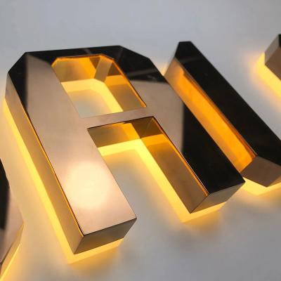 China 3d company name illuminated acrylic letter wall led store sign for sale
