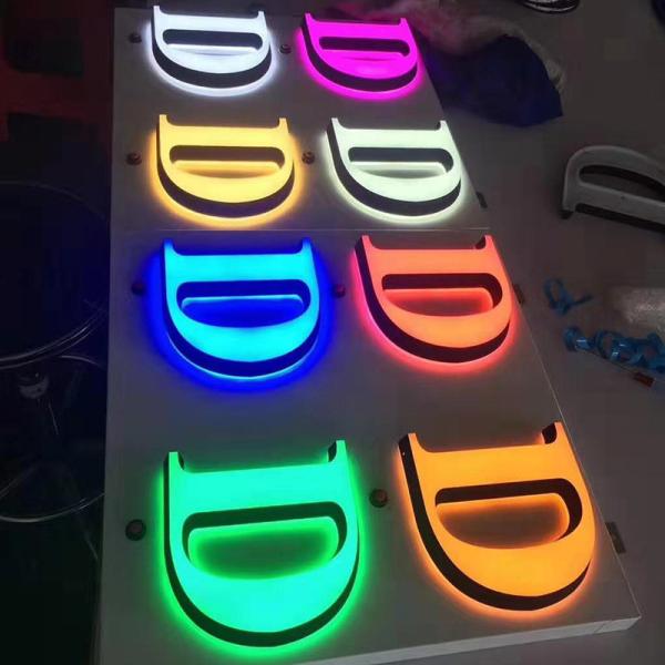 Quality 3d Lighting Acrylic Mini Led Channel Letter Sign 3D Open For Shop Mini Led for sale