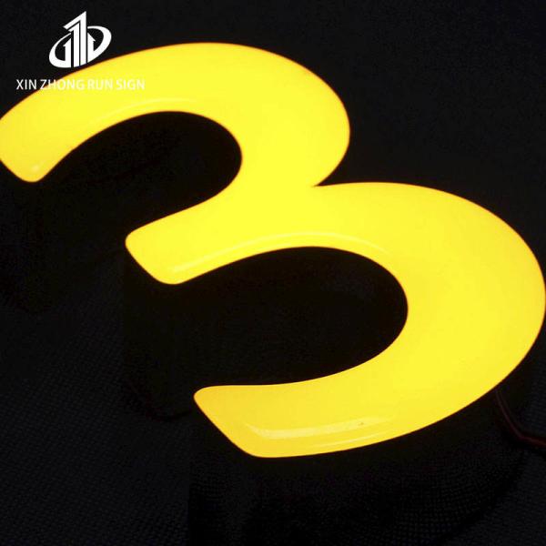 Quality Acrylic Led Letter Backlit Sign Wall Led Light 3D Backlit Logo Sign For for sale