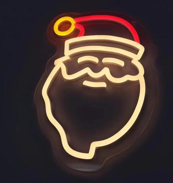 Quality Customization Wedding Decorative Christmas Hat Shaped Led Neon Sign Led Light for sale