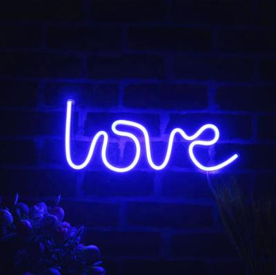 China Customized Drop Shipping Neon Wedding Theme Beautiful Decorate Led Letter Neon for sale