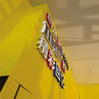 China Wall 3D carved PVC letters acrylic crystal signboards customized billboards for sale