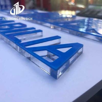 China Shop Front Decorative Crystal Letters Multi-color Acrylic Letters for sale