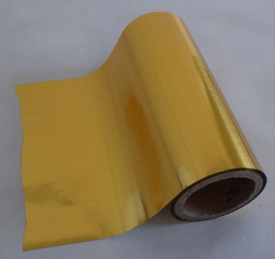 China Food Packaging Gold And Silver Vacuum Metalized Pet Film for sale