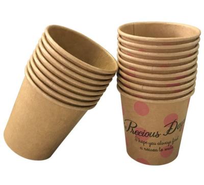 China Wholesaler Good Kraft Paper Tasting Cup,100ml Small-Capacity Paper Cup For Promotion for sale