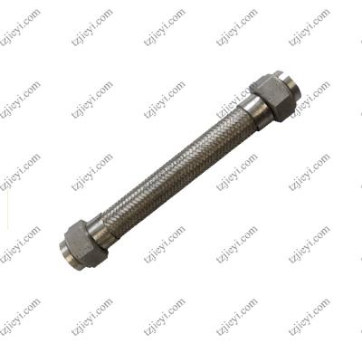 China Stainless steel braided mesh sleeve flexible metal hose for water steam and hot oil for sale