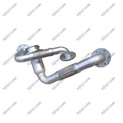 China Flexible metal braided hose for automobile exhaust pipe can be customized in size and length for sale