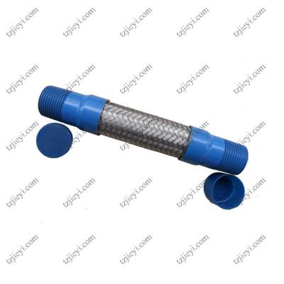 China Male connection stainless steel 304 high pressure steam metal braided hose outer braided mesh sleeve for sale
