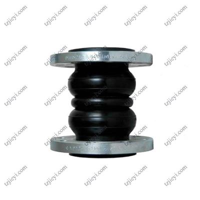 China DIN ANIS JIS SS304 flange type double sphere rubber expansion joint EPDM NR NBR rubber for sale